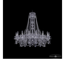 Подвесная люстра Bohemia Ivele Crystal 1411/16/360/h-95 Ni