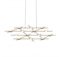 Подвесная люстра DeLight Collection Molecular MD18001067-14A black/gold