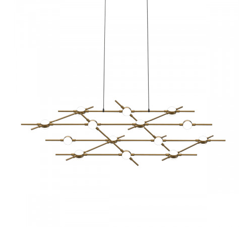 Подвесная люстра DeLight Collection Molecular MD18001067-14A black/gold