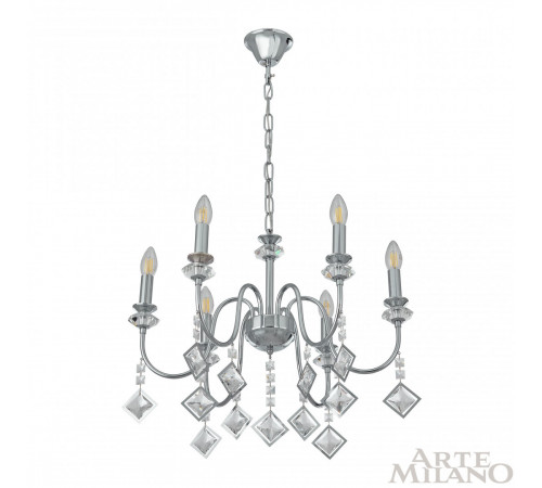 Подвесная люстра Arte Milano 342101/6 CR Подвесная люстра Arte Milano 342101/6 CR