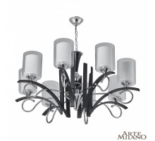 Подвесная люстра Arte Milano Florentia-9167 309167/8 Bk/Ni