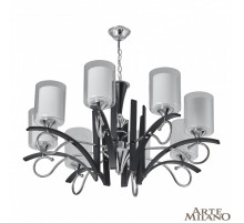 Подвесная люстра Arte Milano Florentia-9167 309167/8 Bk/Ni