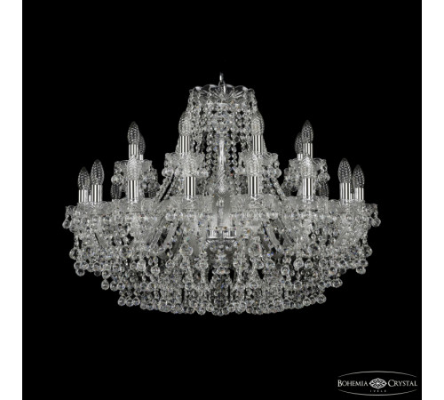 Подвесная люстра Bohemia Ivele Crystal 1409/16+8/300 Ni Подвесная люстра Bohemia Ivele Crystal 1409/16+8/300 Ni