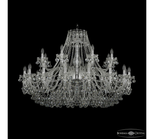 Подвесная люстра Bohemia Ivele Crystal 1409/16+8/460 Ni Подвесная люстра Bohemia Ivele Crystal 1409/16+8/460 Ni