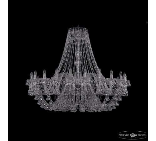 Подвесная люстра Bohemia Ivele Crystal 1409/24/530 Ni