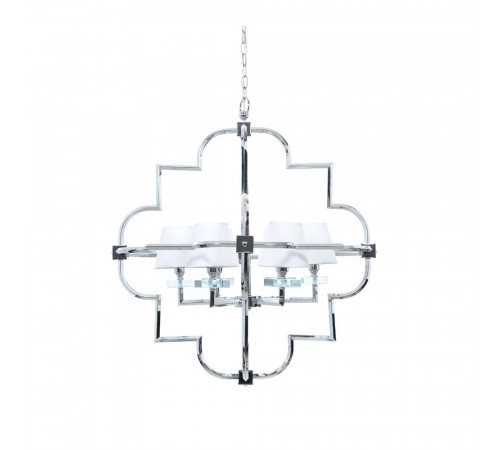 Подвесная люстра Lumina Deco Baltimore LDP 8020-6 CHR+WT Подвесная люстра Lumina Deco Baltimore LDP 8020-6 CHR+WT