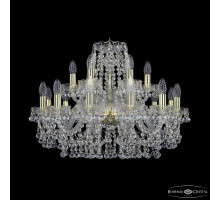 Подвесная люстра Bohemia Ivele Crystal 1409/12+6/240 G