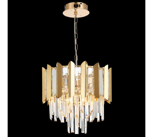 Подвесная люстра Natali Kovaltseva AMAZONE 81444/5C GOLD