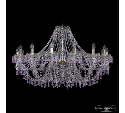 Подвесная люстра Bohemia Ivele Crystal 1410/16/400 G V7010 Подвесная люстра Bohemia Ivele Crystal 1410/16/400 G V7010