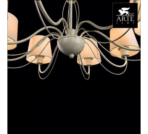 Подвесная люстра Arte Lamp Orlean A9310LM-8WG Подвесная люстра Arte Lamp Orlean A9310LM-8WG