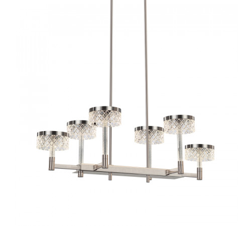 Подвесная люстра Delight Collection MD21020075 MD21020075-6B satin nickel Подвесная люстра Delight Collection MD21020075 MD21020075-6B satin nickel