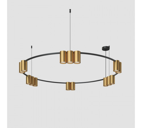 Подвесная люстра Denkirs Orbit DK4067-BK+SG