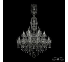 Подвесная люстра Bohemia Ivele Crystal 1415/16+8+4/400/XL-185/2d Ni