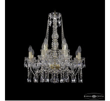 Подвесная люстра Bohemia Ivele Crystal 1413/8+4/200/h-66 G