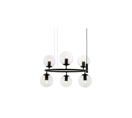 Подвесная люстра Lumina Deco Ceredo LDP 6034-6 RND BK Подвесная люстра Lumina Deco Ceredo LDP 6034-6 RND BK