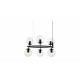 Подвесная люстра Lumina Deco Ceredo LDP 6034-6 RND BK