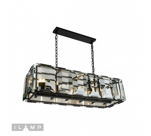 Подвесная люстра iLamp Panorama 6109L-100 BK Подвесная люстра iLamp Panorama 6109L-100 BK