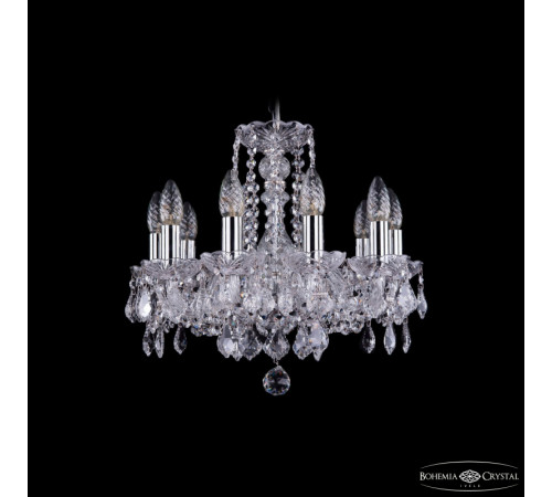 Подвесная люстра Bohemia Ivele Crystal 1402/10/141 Ni Leafs