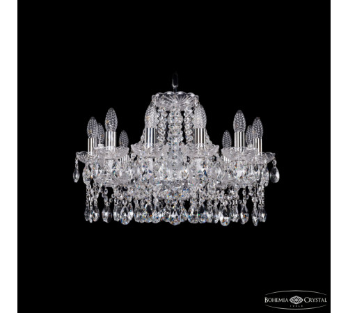 Подвесная люстра Bohemia Ivele Crystal 1413/12/200 Ni Подвесная люстра Bohemia Ivele Crystal 1413/12/200 Ni