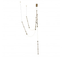 Подвесная люстра Indigo Corda 14010/3P Brass V000064L