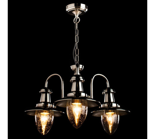 Подвесная люстра Arte Lamp Fisherman A5518LM-3SS Подвесная люстра Arte Lamp Fisherman A5518LM-3SS