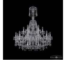 Подвесная люстра Bohemia Ivele Crystal 1403/12+6/300/XL-100/2d Ni