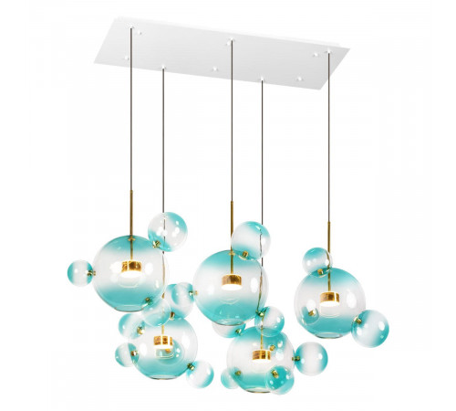 Подвесная люстра Loft IT Bolle 2027-S5 Blue Подвесная люстра Loft IT Bolle 2027-S5 Blue