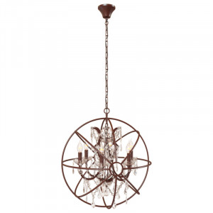 Подвесная люстра LOFT IT Foucaults orb crystal Loft1897/6