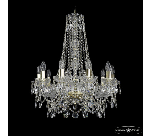 Подвесная люстра Bohemia Ivele Crystal 1411/10/195/h-70 G Подвесная люстра Bohemia Ivele Crystal 1411/10/195/h-70 G