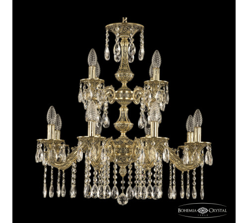 Подвесная люстра Bohemia Ivele Crystal Florence 71102/8+4/210/2d A GB Подвесная люстра Bohemia Ivele Crystal Florence 71102/8+4/210/2d A GB