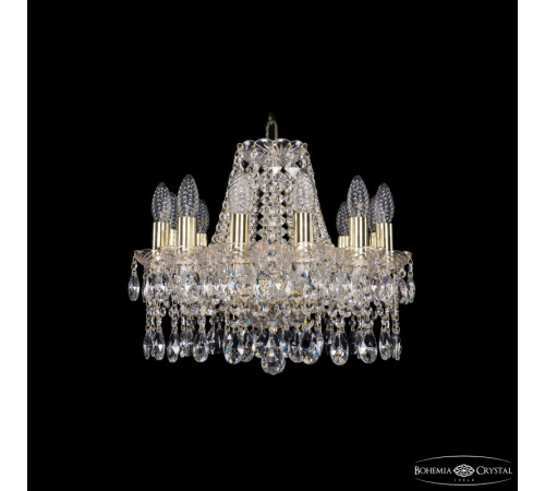 Подвесная люстра Bohemia Ivele Crystal 1413/12/141 G Подвесная люстра Bohemia Ivele Crystal 1413/12/141 G