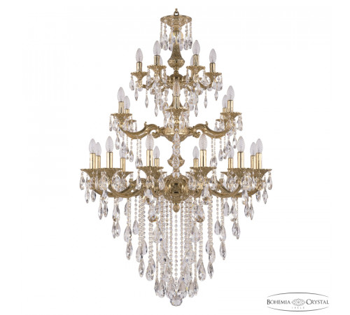 Подвесная люстра Bohemia Ivele Crystal Verona 72114/12+6+6/300/3d B G