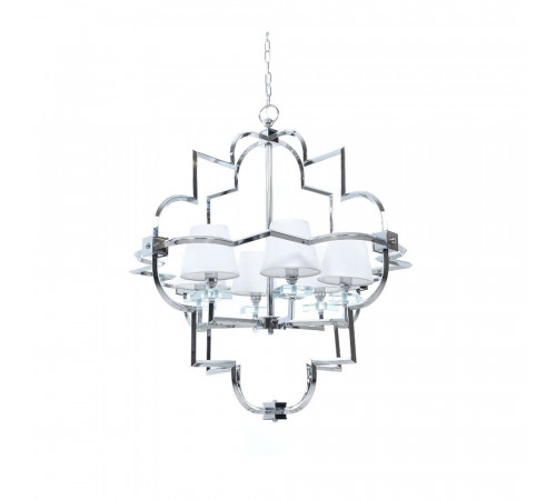 Подвесная люстра Lumina Deco Baltimore LDP 8020-6 CHR+WT Подвесная люстра Lumina Deco Baltimore LDP 8020-6 CHR+WT
