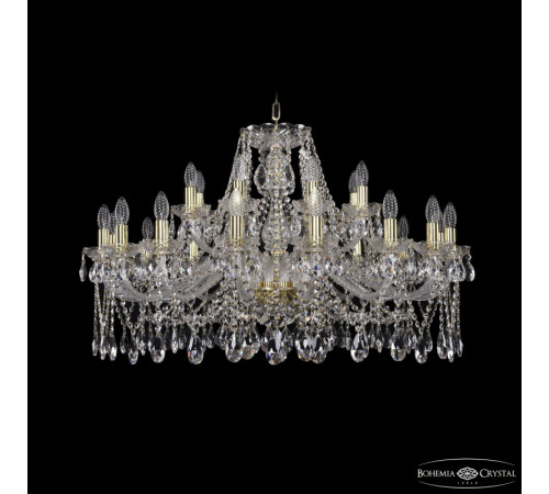 Подвесная люстра Bohemia Ivele Crystal 1413/16+8/360 G Подвесная люстра Bohemia Ivele Crystal 1413/16+8/360 G