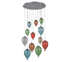 Подвесная люстра Ideal Lux Clown SP12 Color 100951
