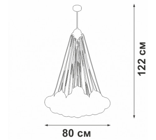 Подвесная люстра Vitaluce V4899-9/25PL Подвесная люстра Vitaluce V4899-9/25PL