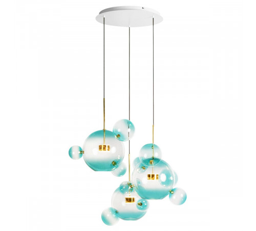 Подвесная люстра Loft IT Bolle 2027-D3 Blue Подвесная люстра Loft IT Bolle 2027-D3 Blue