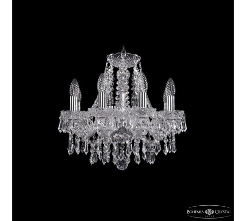 Подвесная люстра Bohemia Ivele Crystal 1403/8/141 Ni Подвесная люстра Bohemia Ivele Crystal 1403/8/141 Ni