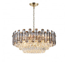 Подвесная люстра Lumien Hall Iterri LH0061/12P-GD-SMK-CL
