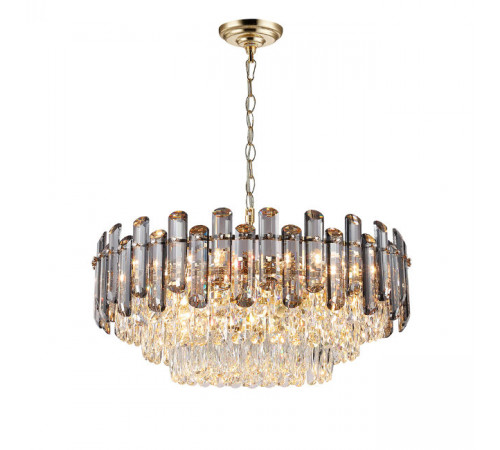 Подвесная люстра Lumien Hall Iterri LH0061/12P-GD-SMK-CL Подвесная люстра Lumien Hall Iterri LH0061/12P-GD-SMK-CL