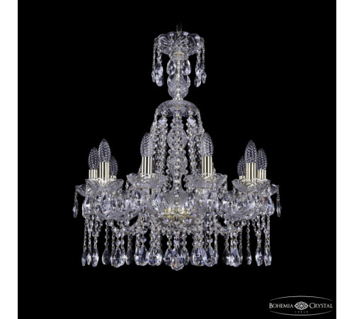 Подвесная люстра Bohemia Ivele Crystal 1413/10/200/XL-66 G Подвесная люстра Bohemia Ivele Crystal 1413/10/200/XL-66 G