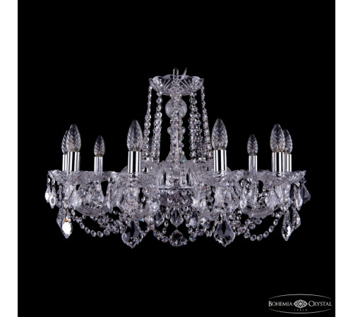 Подвесная люстра Bohemia Ivele Crystal 1402/10/240 Ni Leafs