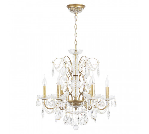 Подвесная люстра Crystal Lux ODELIS SP6 GOLD Подвесная люстра Crystal Lux ODELIS SP6 GOLD