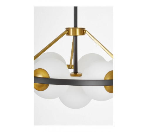 Подвесная люстра Lumina Deco Donzano LDP 8034-7 BK+WT Подвесная люстра Lumina Deco Donzano LDP 8034-7 BK+WT