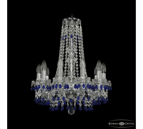 Подвесная люстра Bohemia Ivele Crystal 1410/10/160/h-60 Ni V3001 Подвесная люстра Bohemia Ivele Crystal 1410/10/160/h-60 Ni V3001