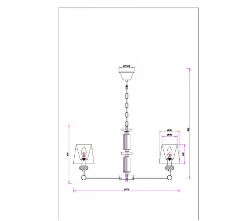 Подвесная люстра Arte Lamp Brocca A4093LM-8AB