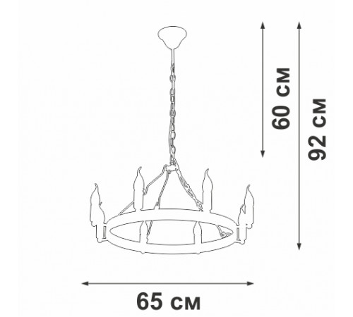 Подвесная люстра Vitaluce V3924-1/8 Подвесная люстра Vitaluce V3924-1/8