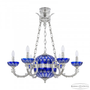 Подвесная люстра Bohemia Ivele Crystal Florence 71009P/6/210 NW P Clear-Blue/H-1I Y8