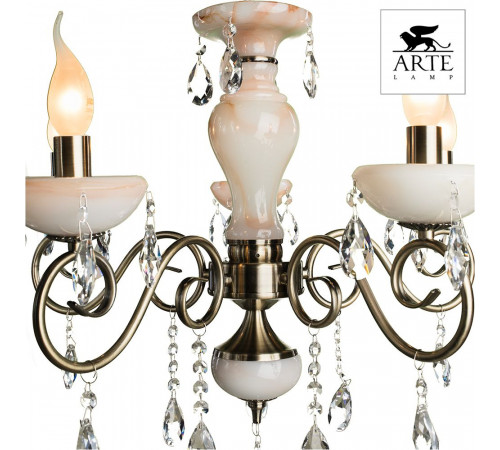 Подвесная люстра Arte Lamp Onyx Red A9591LM-5AB Подвесная люстра Arte Lamp Onyx Red A9591LM-5AB