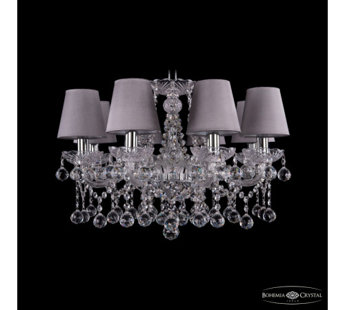 Подвесная люстра Bohemia Ivele Crystal 1413/8/200 Ni Balls SH24